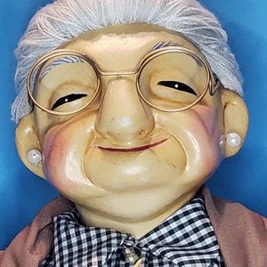 Handmade Kasma Porcelain Grandma Doll
